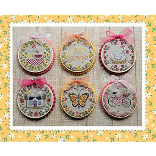 Summer Mini-Rounds - Waxing Moon Designs (Stickvorlage)
