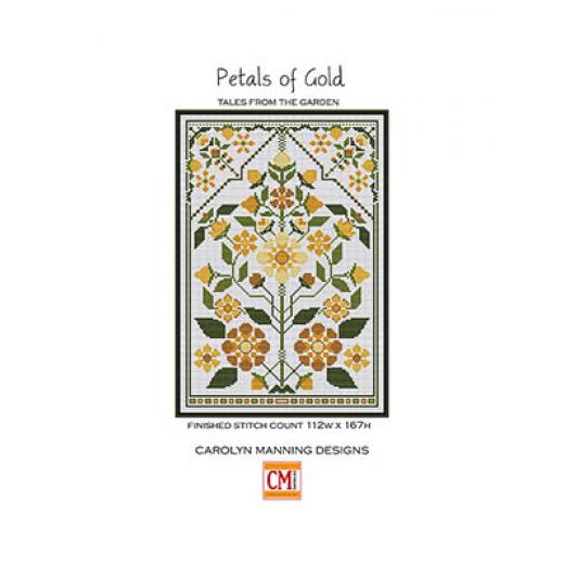 Petals Of Gold - CM Designs (Stickvorlage)