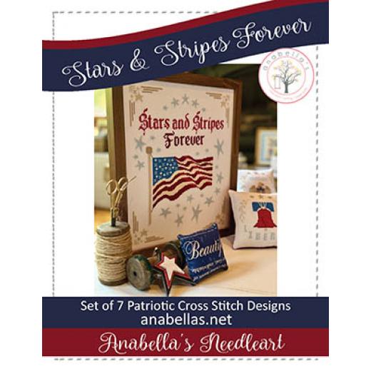 Stars & Stripes Forever (Set Of 7) - Anabellas (Stickvorlage)