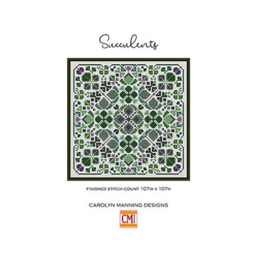 Succulents - CM Designs (Stickvorlage)