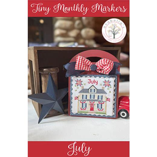 July Tiny Monthly Marker - Anabellas (Stickvorlage)