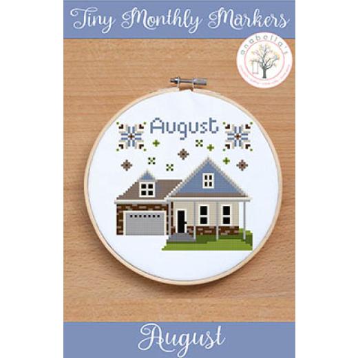 Tiny Monthly Marker August - Anabellas (Stickvorlage)