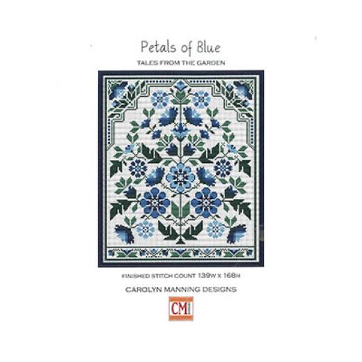 Petals Of Blue - CM Designs (Stickvorlage)
