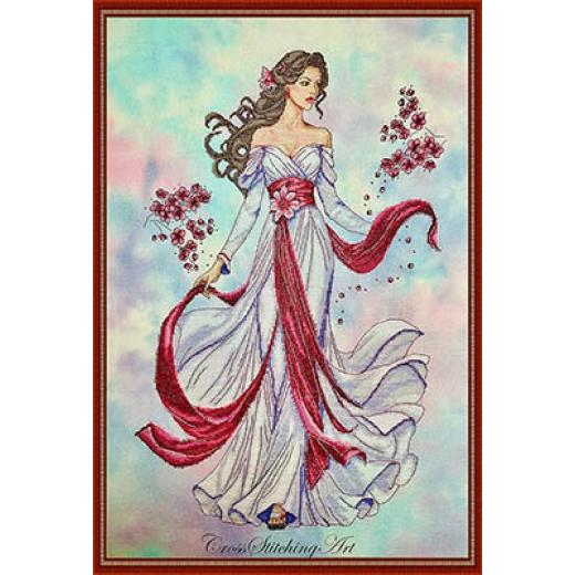 Amariel, The Enchanted Blossom - Cross Stitching Art (Stickvorlage)