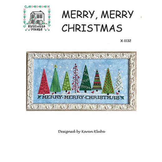 Merry, Merry Christmas - Rosewood Manor Designs (Stickvorlage)