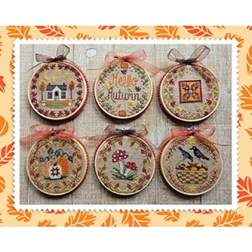 Autumn Mini-Rounds - Waxing Moon Designs (Stickvorlage)