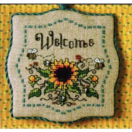 Sunflowers & Bumblebees Welcome (w/emb) - The Sweetheart Tree (Stickvorlage)