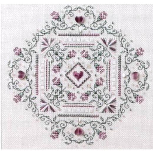 Lavender Luminescence Chart (w/emb) - The Sweetheart Tree (Stickvorlage)