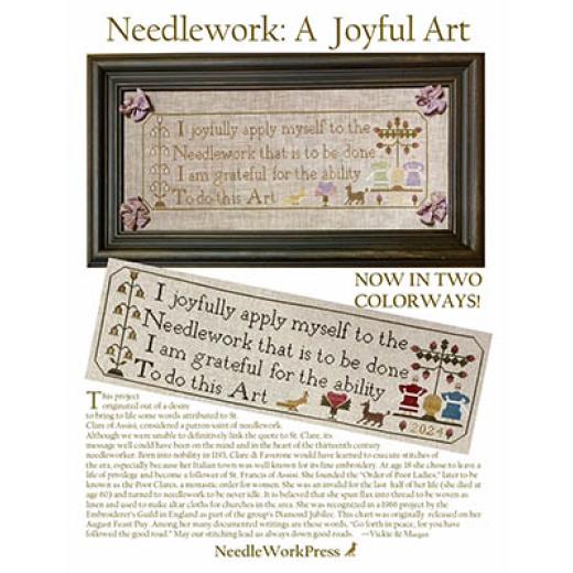 Needlework - A Joyful Art - Needle WorkPress (Stickvorlage)