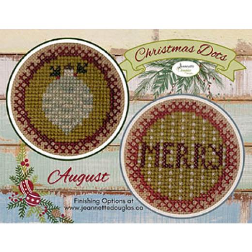 Christmas Dots - August - Jeannette Douglas Designs (Stickvorlage)