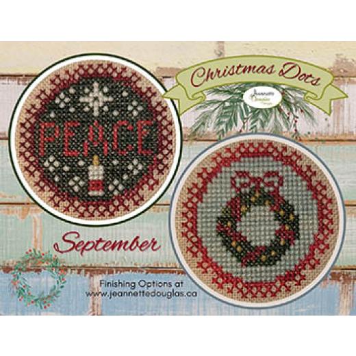 Christmas Dots - September - Jeannette Douglas Designs (Stickvorlage)
