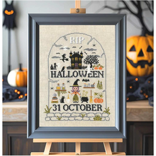 RIP Halloween - Jardin Privé (Stickvorlage)