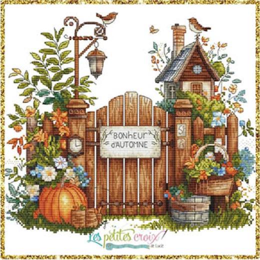 Happy Autumn - Les Petites Croix De Lucie (Stickvorlage)