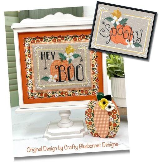Hey Boo (And Spooky companion) - Crafty Bluebonnet Designs (Stickvorlage)