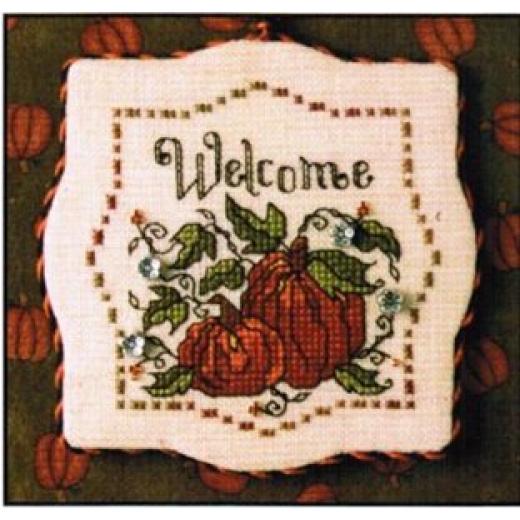 Autumn Pumpkins Welcome - The Sweetheart Tree (Stickvorlage)