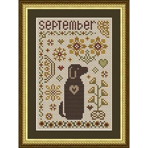 September Dog - Happiness Is Heartmade (Stickvorlage)