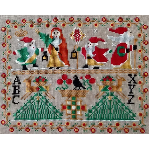 A Little Merry Christmas - Twin Peak Primitives (Stickvorlage)