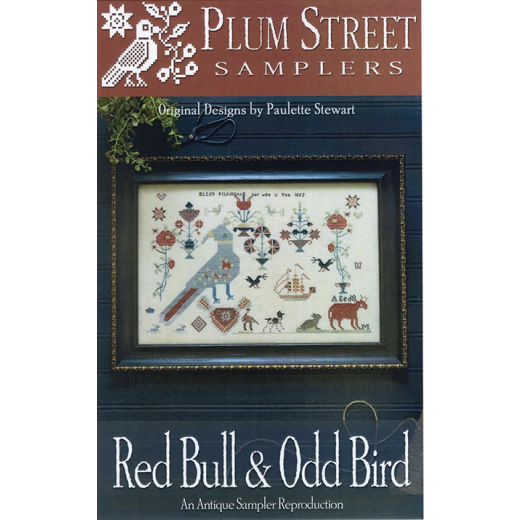 Red Bull & Odd Bird - Plum Street Samplers (Stickvorlage)