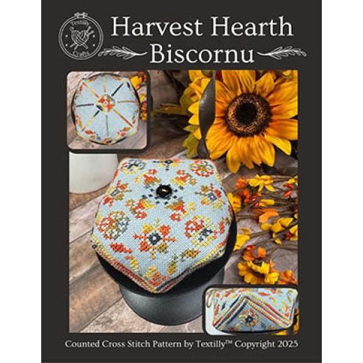 Harvest Hearth Biscornu - Textilly Crafts (Stickvorlage)