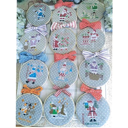 Santa Claus Calendar - Cuore E Batticuore (Stickvorlage)