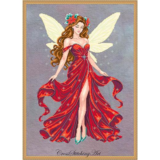Rosalinne, The Winter Star - Cross Stitching Art (Stickvorlage)