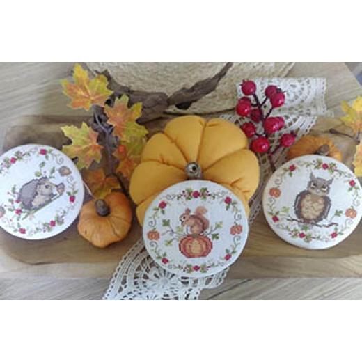Decori Tris Autunno - Serenita Di Campagna (Stickvorlage)