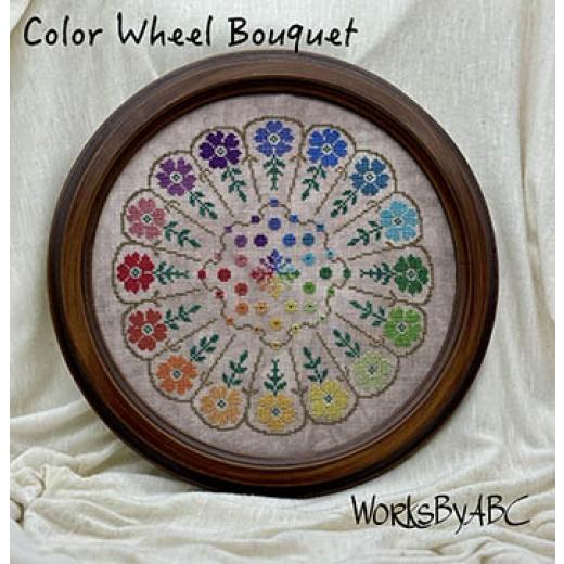 Color Wheel Bouquet - Works by ABC (Stickvorlage)