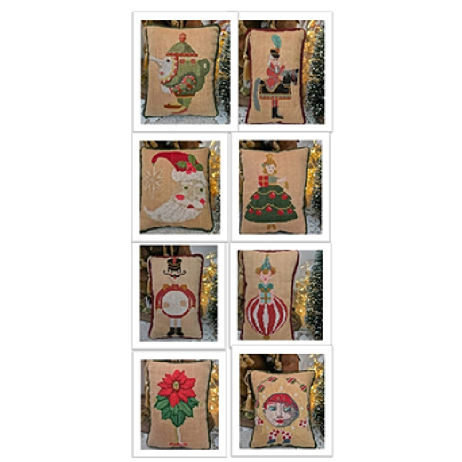 Vintage Christmas Ornaments - Twin Peak Primitives (Stickvorlage)