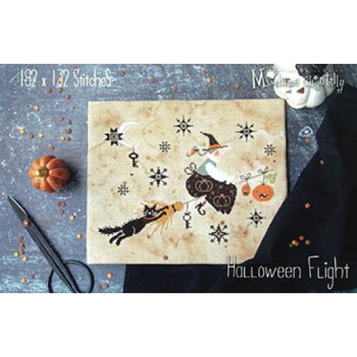 Halloween Flight - Madame Chantilly (Stickvorlage)