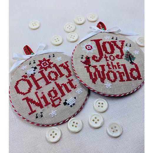 Joyful Christmas Ornaments 2025 - Stitches By Ethel (Stickvorlage)
