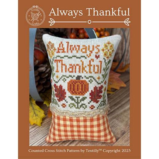 Always Thankful - Textilly Crafts (Stickvorlage)
