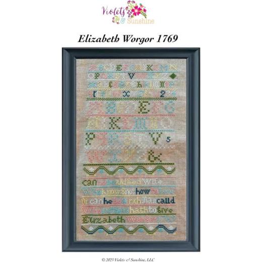 Elizabeth Worgor 1769 - Violets & Sunshine, LLC (Stickvorlage)