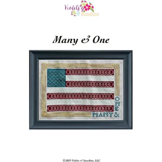 Many & One - Violets & Sunshine, LLC (Stickvorlage)