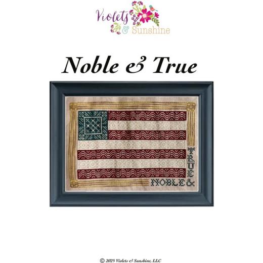 Noble & True - Violets & Sunshine, LLC (Stickvorlage)