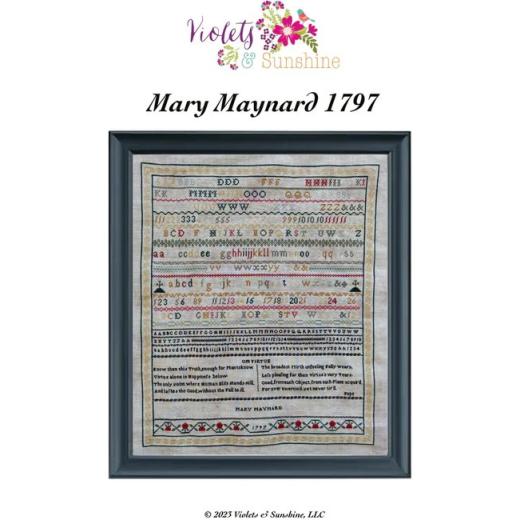 Mary Maynard 1797 - Violets & Sunshine, LLC (Stickvorlage)