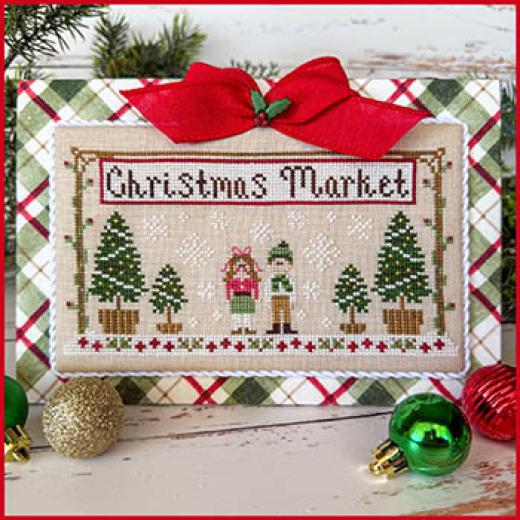 Christmas Market Banner - Country Cottage Needleworks (Stickvorlage)