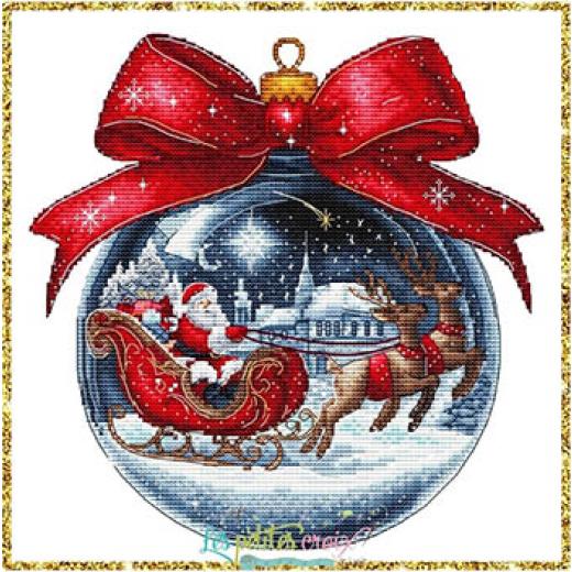 Christmas Ball 2025 - Les Petites Croix De Lucie (Stickvorlage)