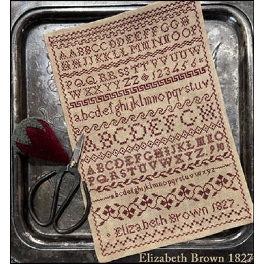 Elizabeth Brown 1827 - The Scarlett House (Stickvorlage)