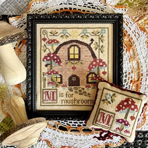 M Is For Mushroom Duo - Yasmins Made With Love (Stickvorlage)