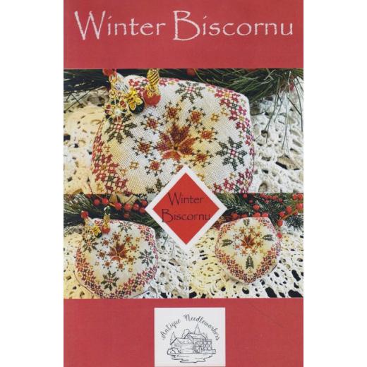 Antique Needleworkers - Winter Biscornu