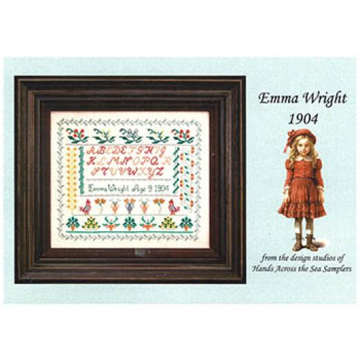 Emma Wright 1904 - Hands Across The Sea Samplers (Stickvorlage)