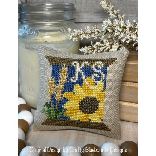 Kansas State Spool - Crafty Bluebonnet Designs (Stickvorlage)