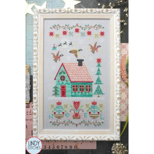 Snowflakes And Stars - Lindy Stitches (Stickvorlage)