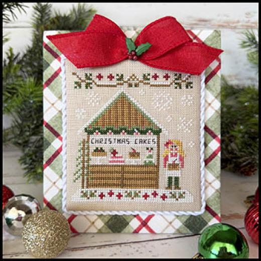 Christmas Market - Christmas Cake Stand - Country Cottage Needleworks (Stickvorlage)