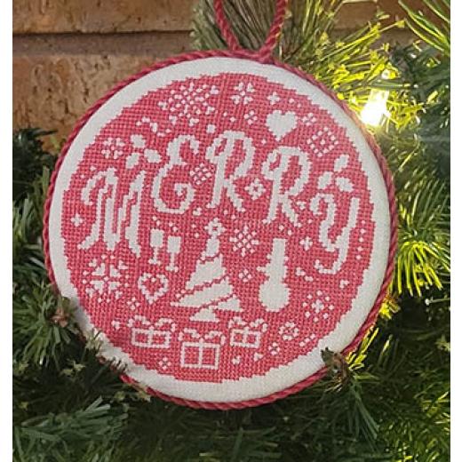 Merry Bauble - Wildflower Stitching (Stickvorlage)