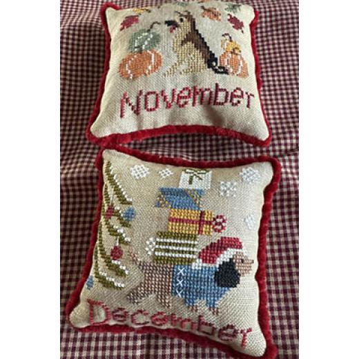 Dogs Of The Month - November & December - Romys Creations (Stickvorlage)