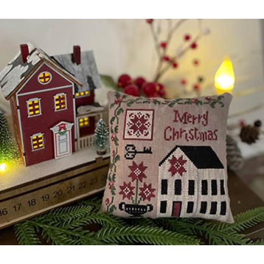 Merry Christmas House - Mani Di Donna (Stickvorlage)