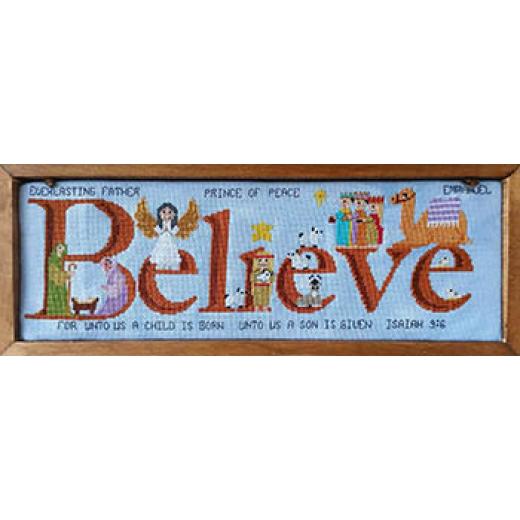 Believe In Christmas - Sister Lou Stitches (Stickvorlage)