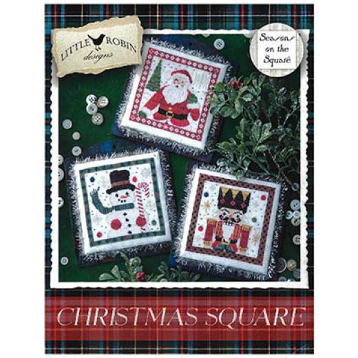 Christmas Square - Little Robin Designs (Stickvorlage)