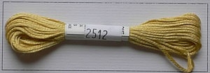 Soie dAlger Seidenstickgarn - Farbe 2512 gelb extra